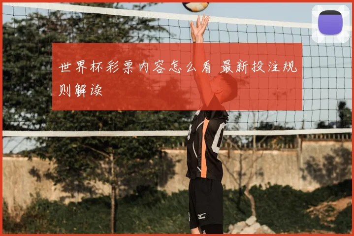 世界杯彩票内容怎么看 最新投注规则解读